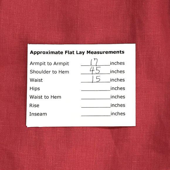 Xirena Button Up Pink Linen Midi Dress Size S Tie Belt Contemporary Minimalist - Picture 8 of 8